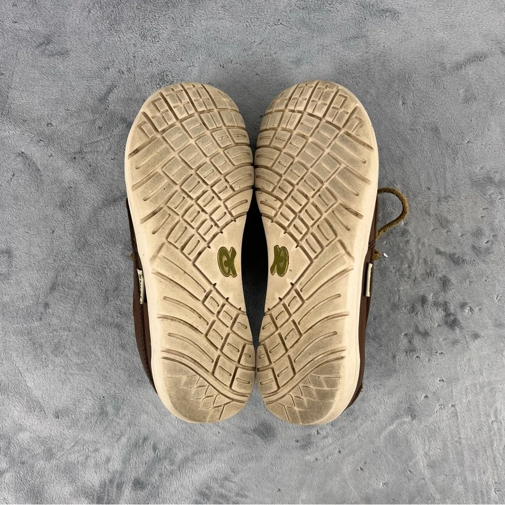 LEMS Mariner Womens Brown Leather Boat Loafers Deck Shoes EU 36 US 6-6.5 - Picture 9 of 10